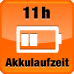 Akkulaufzeit 11 Stunden