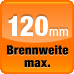 Brennweite max 120