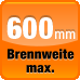 Brennweite max 600