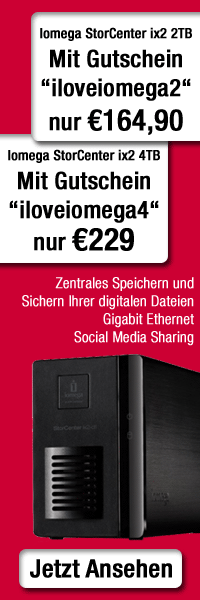 Iomega StorCenter ix2 Gutschein Iomega StorCenter ix2 Gutschein