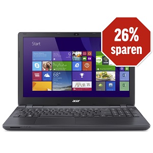 Acer Aspire E5-511-P9V3 Notebook Intel Quad-Core [8GB RAM / 1.000GB HDD] mattes HD Display Windows 8.1 *Vollausstattung*