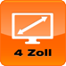 4 Zoll Bildschirmdiagonale