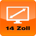 14 Zoll Bildschirmdiagonale