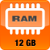 12 GB Arbeitsspeicher
