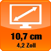 4.2 Zoll Bildschirmdiagonale