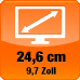 9.7 Zoll Bildschirmdiagonale