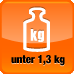 Gewicht unter 1.3 kg