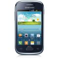Samsung Galaxy Young DUOS S6312 blau [8,3cm (3,27"), 1GHz CPU, 3 MP Kamera, Android 4.1]