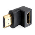 Delock Adapter HDMI Stecker -> HDMI Buchse [gewinkelt, nach unten]