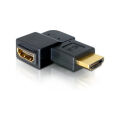 Delock Adapter HDMI Stecker -> HDMI Buchse [gewinkelt, nach rechts]