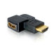 Delock Adapter HDMI Stecker -> HDMI Buchse [gewinkelt, nach rechts]