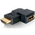 Delock Adapter HDMI Stecker -> HDMI Buchse [gewinkelt, nach links]