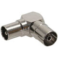 InLine Adapter Antenne Koaxial gewinkelt [Stecker -> Buchse]