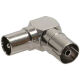 InLine Adapter Antenne Koaxial gewinkelt [Stecker -> Buchse]