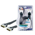 Premium Scart-Flachkabel vergoldet, 0,75m [21-polig, doppelt geschirmt]