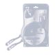 Premium Antennen Kabel vergoldet, 10m, schwarz [100% abgeschirmt, F-Stecker > F-Stecker]