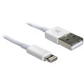 DeLock USB Lightning Daten- und Ladekabel 1m [8 Pin Lightning Stecker > USB-A Stecker]