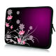 Pedea Design Sleeve bis 17,8cm (7") neopren, red flowers