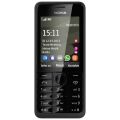 Nokia 301 Schwarz [3,2 MP-Kamera, Bluetooth 3.0]