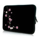 Pedea Design Sleeve bis 17,8cm (7") neopren, white flowers