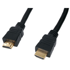 HDMI High-Speed Kabel, 10,0m, vergoldet, schwarz