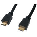 HDMI High-Speed Kabel, 10,0m, vergoldet, schwarz