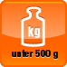 Gewicht unter 500 g
