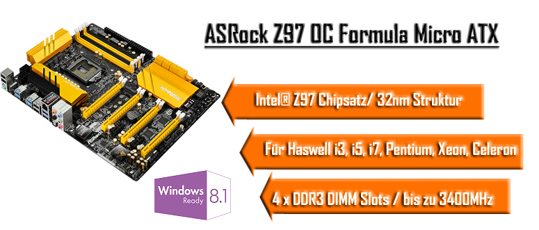 Asrock Z97 Oc Formula Gunstig Kaufen Bei Notebooksbilliger De
